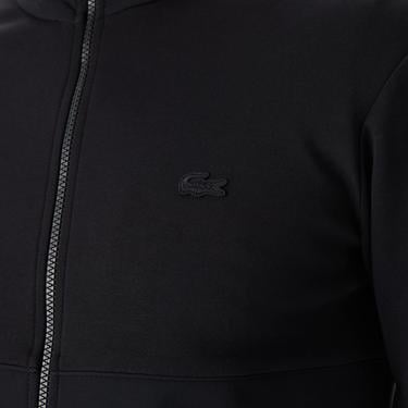  Erkek Regular Fit Kapüşonlu Siyah Sweatshirt