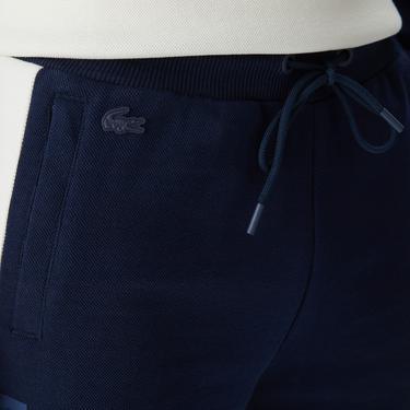  Erkek Relaxed Fit Renk Bloklu Lacivert Şort