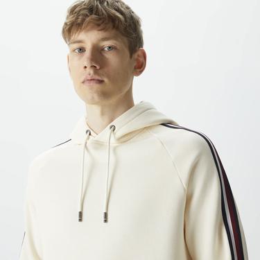 Tommy Hilfiger Globalipe Hoodie Erkek Bej Sweatshirt