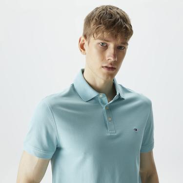  Tommy Hilfiger 1986 Slim Erkek Mavi Polo