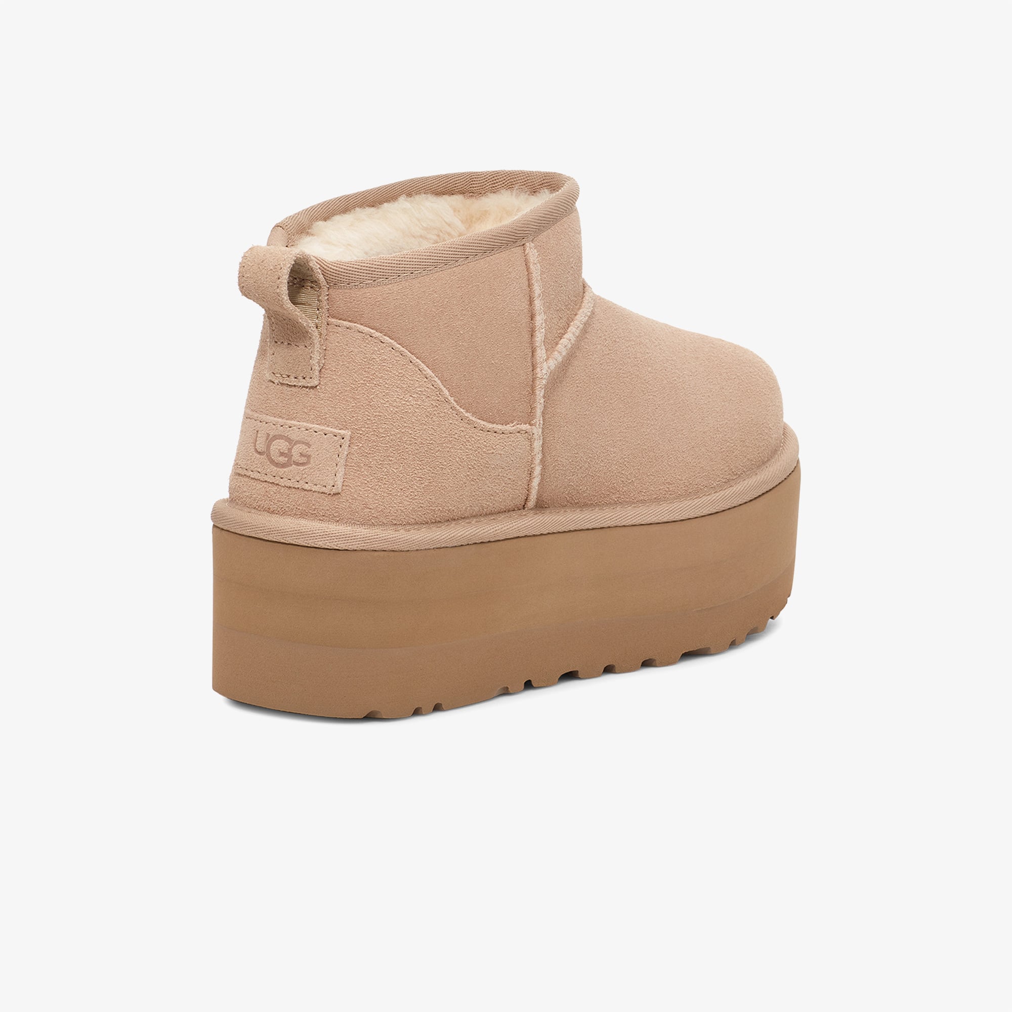 UGG Classic Ultra Mini Platform Kadın Kum Rengi Bot - Görsel 4