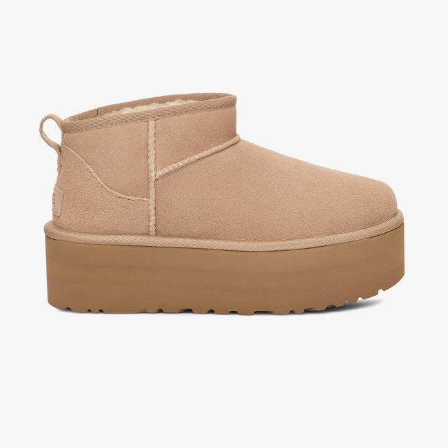  UGG Classic Ultra Mini Platform Kadın Kum Rengi Bot
