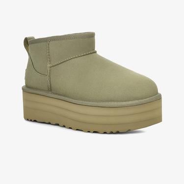  UGG Classic Ultra Mini Platform Kadın Haki Bot