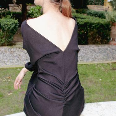  Marais Studio Kadın Sirana Siyah Jersey Elbise Siyah