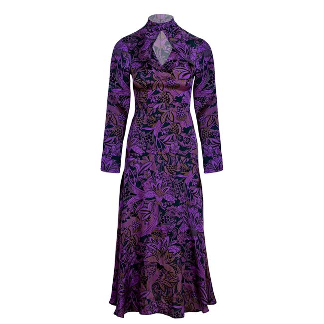  Marais Studio Sansa Mor Vegan Kupra Elbise