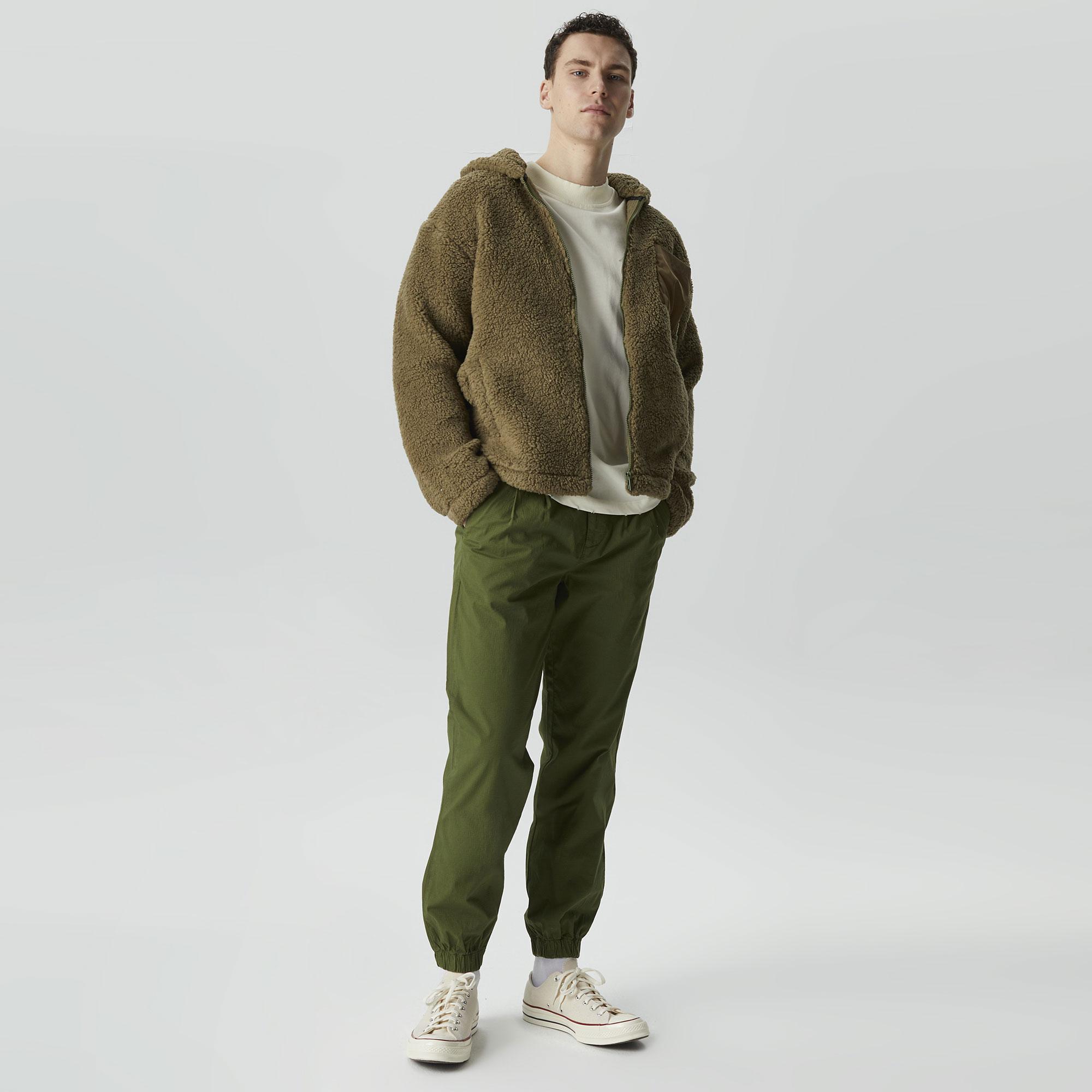 UNITED4 Classic Erkek Haki Hoodie