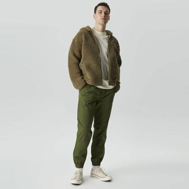  UNITED4 Classic Erkek Haki Hoodie