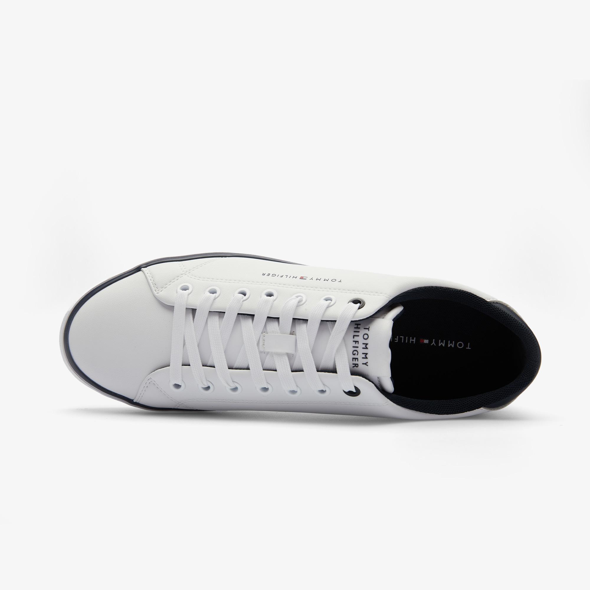 Tommy Hilfiger Vulcing Core Low Erkek Beyaz Sneaker