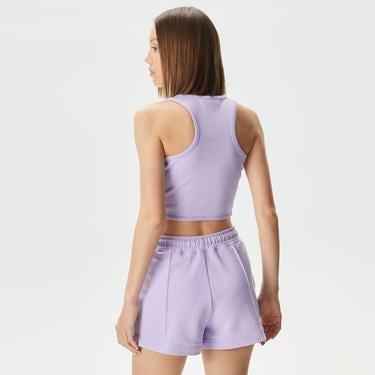  Les Benjamins 303 Kadın Mor Kolsuz T-Shirt