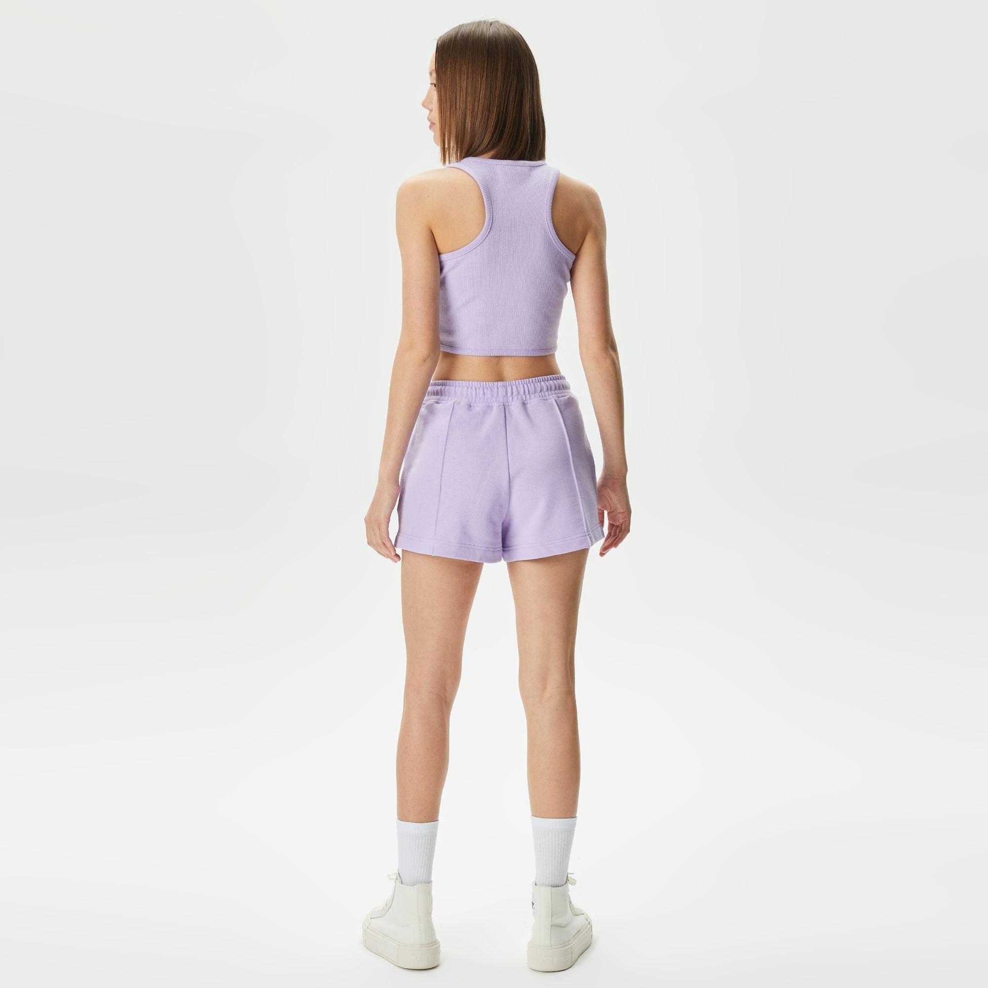 Les Benjamins Essential 303 Kadın Mor Şort