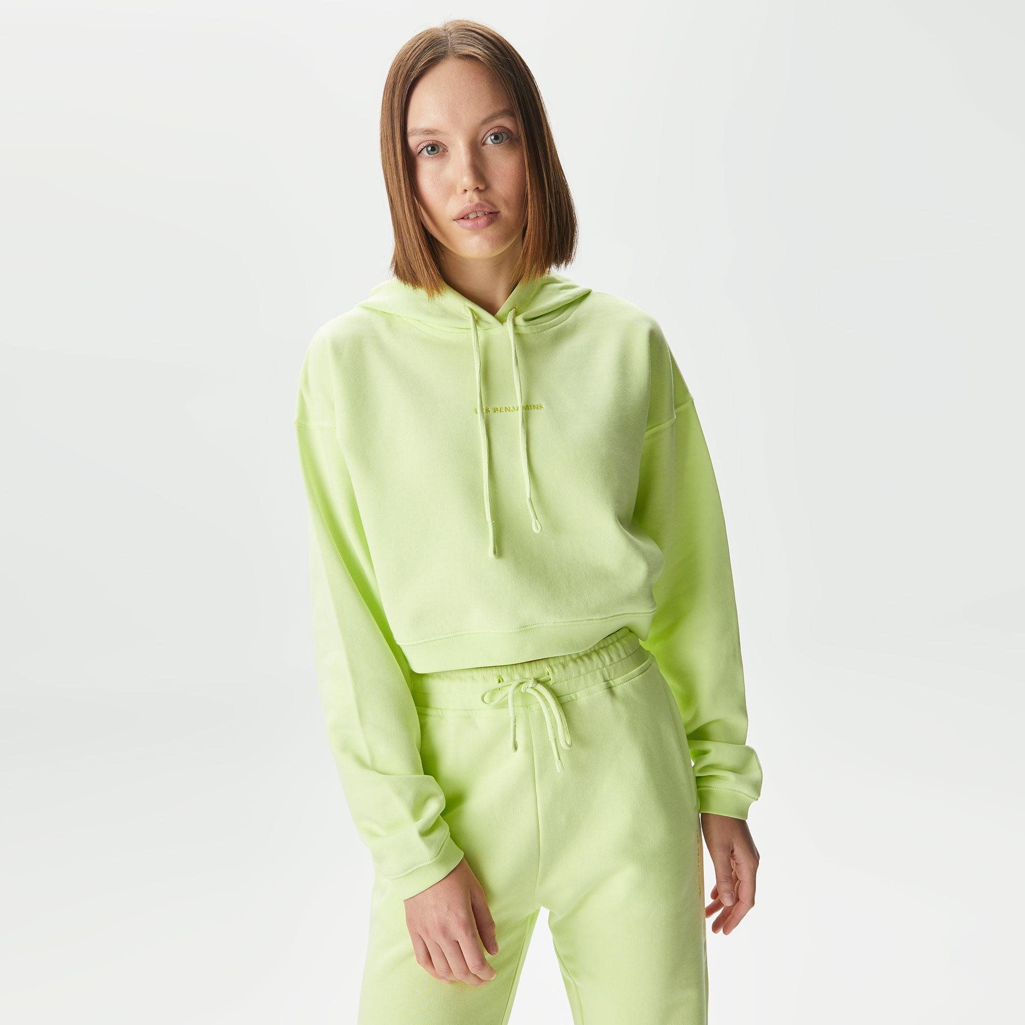 Les Benjamins  301 Kadın Yeşil Hoodie