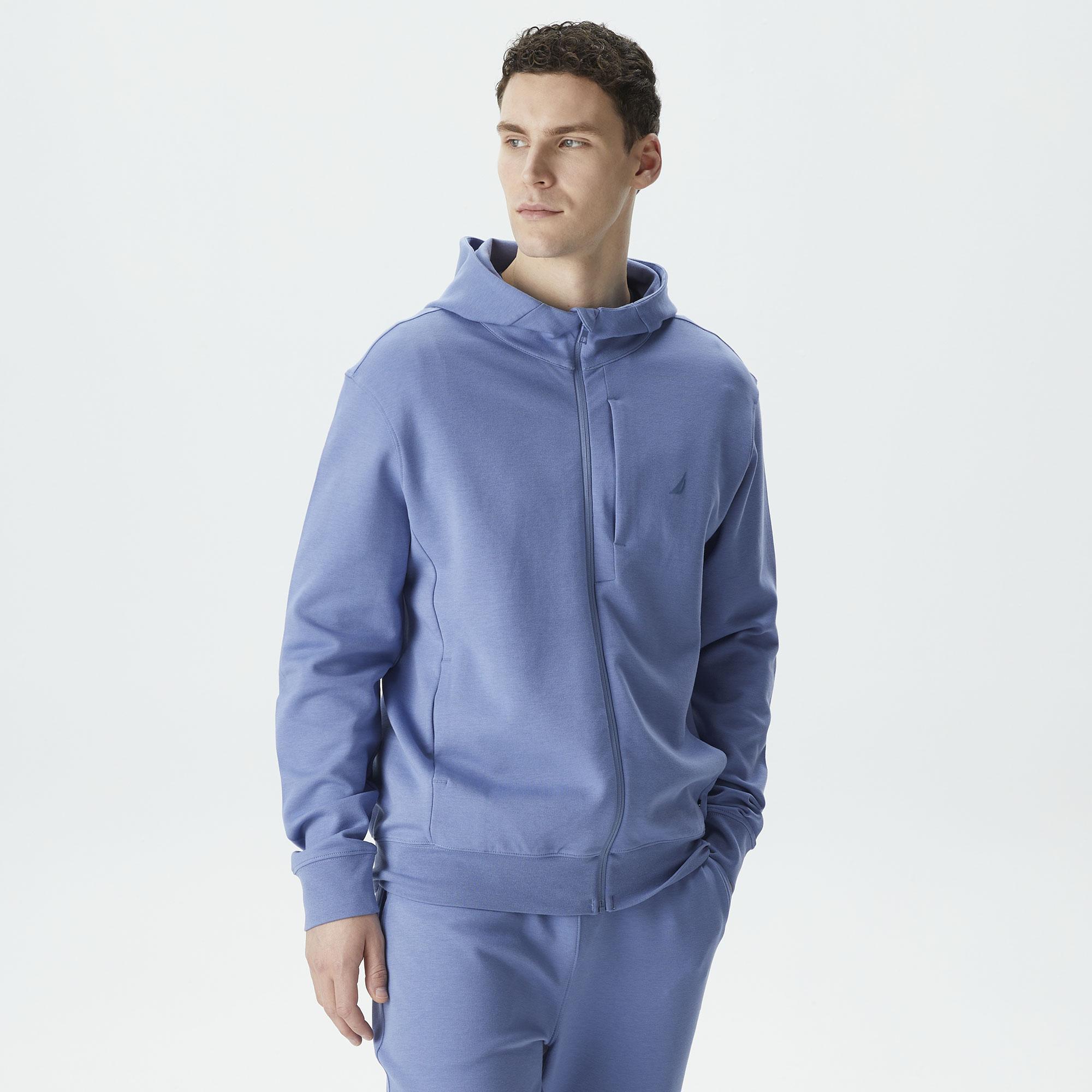 Nautica Erkek Mavi Standart Fit Sweatshirt