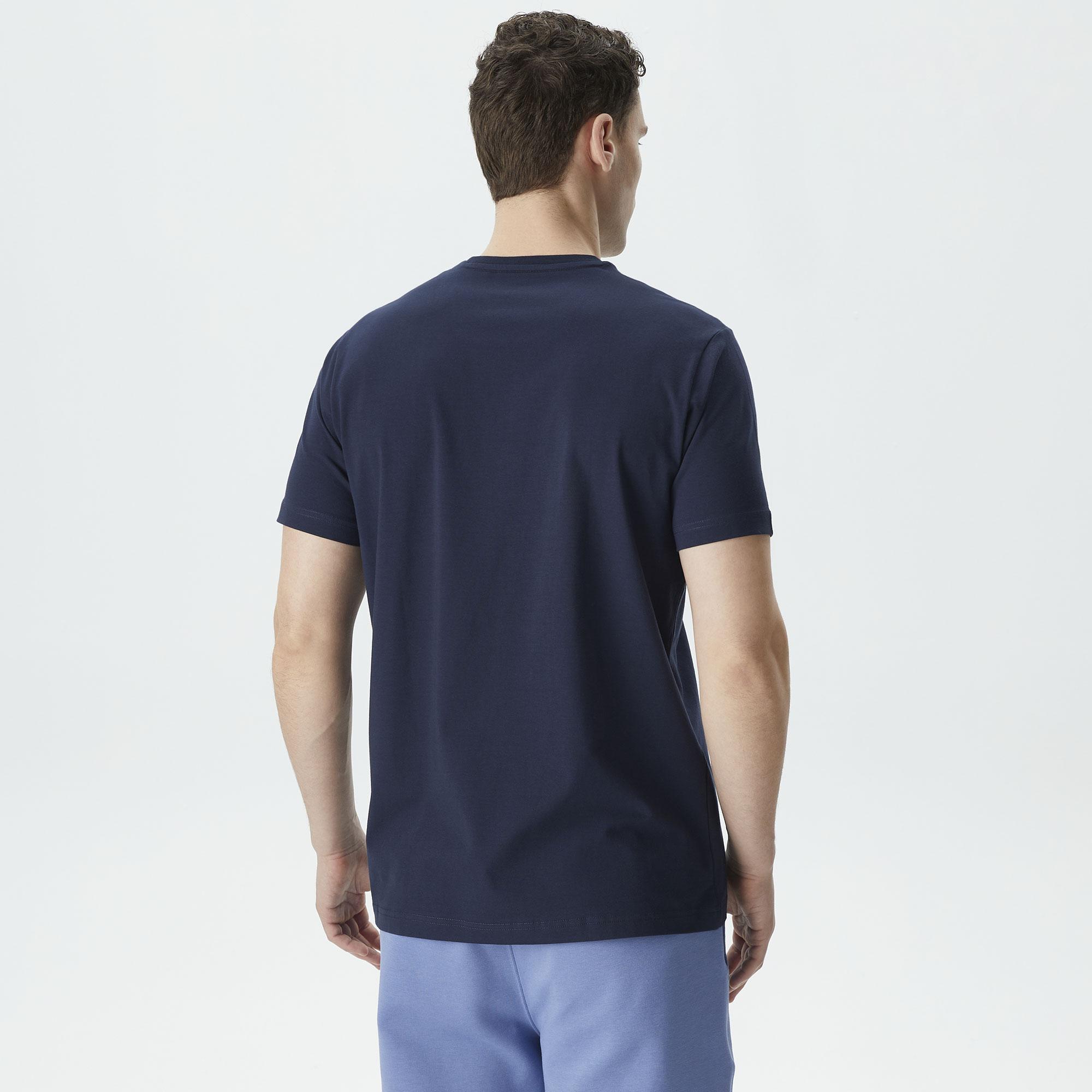 Nautica Erkek Lacivert Standart Fit T-Shirt