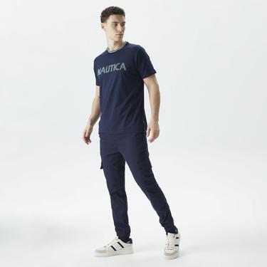  Nautica Erkek Lacivert Standart Fit T-Shirt