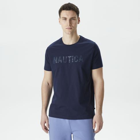  Nautica Erkek Lacivert Standart Fit T-Shirt