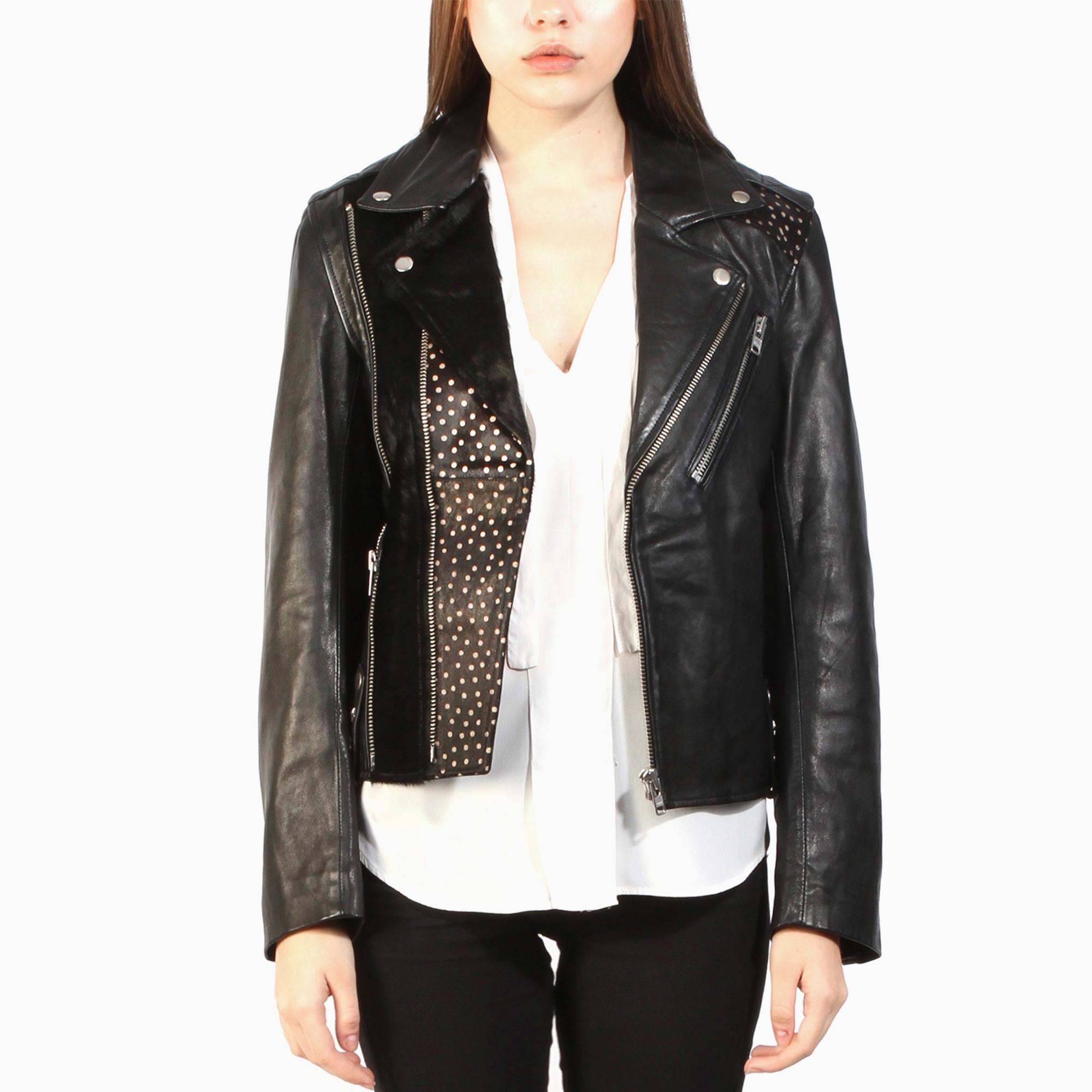 Marais Studio  Kadın  Starry  Biker Tay Deri Ceket