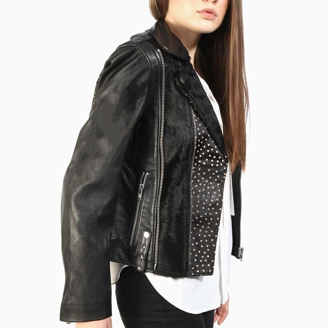  Marais Studio  Kadın  Starry  Biker Tay Deri Ceket