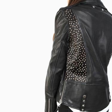  Marais Studio  Kadın  Starry  Biker Tay Deri Ceket