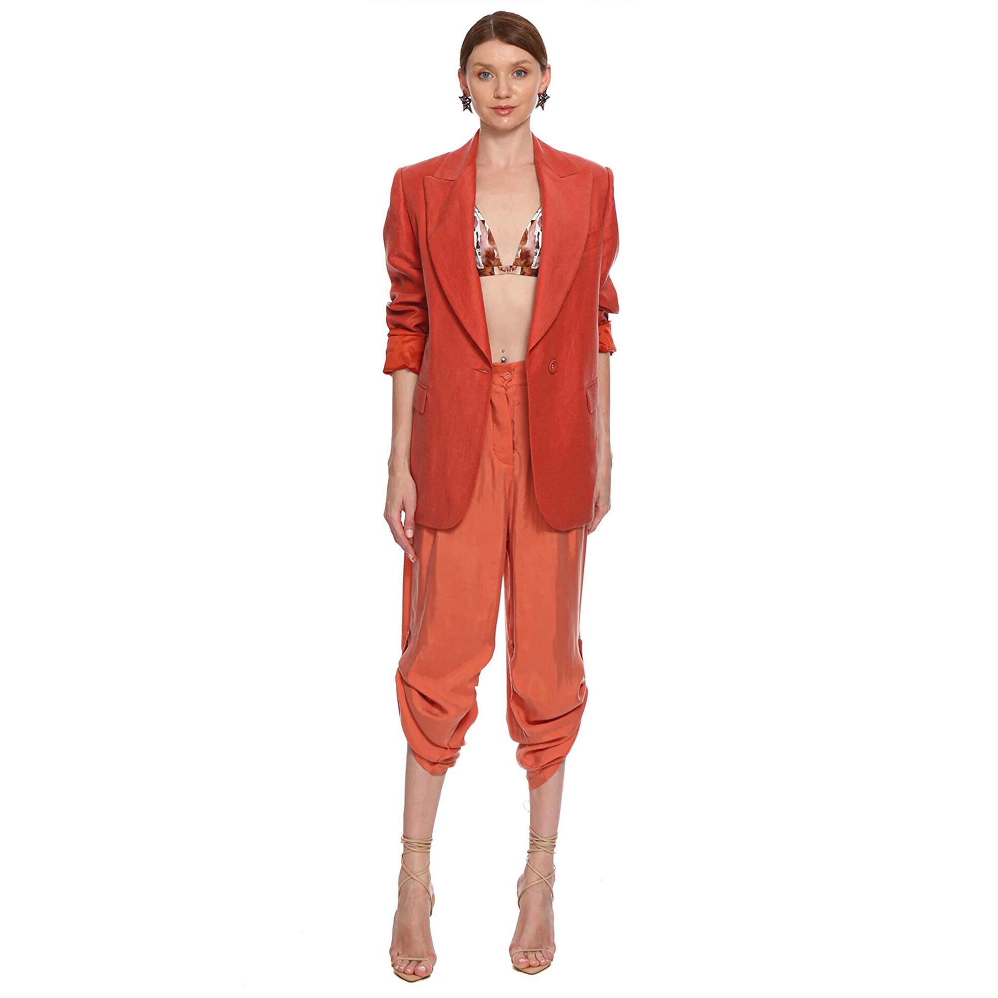 Marais Studio Kadın Lugana Coral Vegan Oversize Pantolon