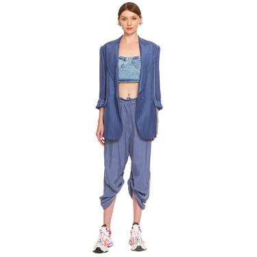  Marais Studio Kadın Lugana Blue Vegan Oversize Pantolon