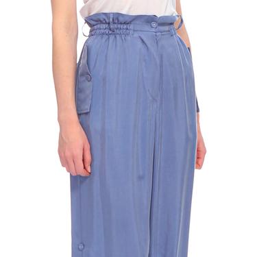  Marais Studio Kadın Lugana Blue Vegan Oversize Pantolon