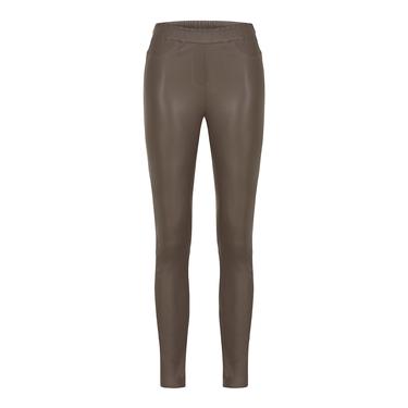  Marais Studio Kadın The Legging Deri Stretch Pantolon Taupe Rengi