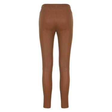  Marais Studio Kadın The Legging Deri Stretch Pantolon Konyak Rengi