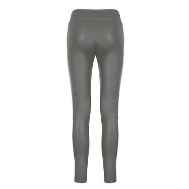  Marais Studio Kadın The Legging Deri Stretch Pantolon Gri Rengi
