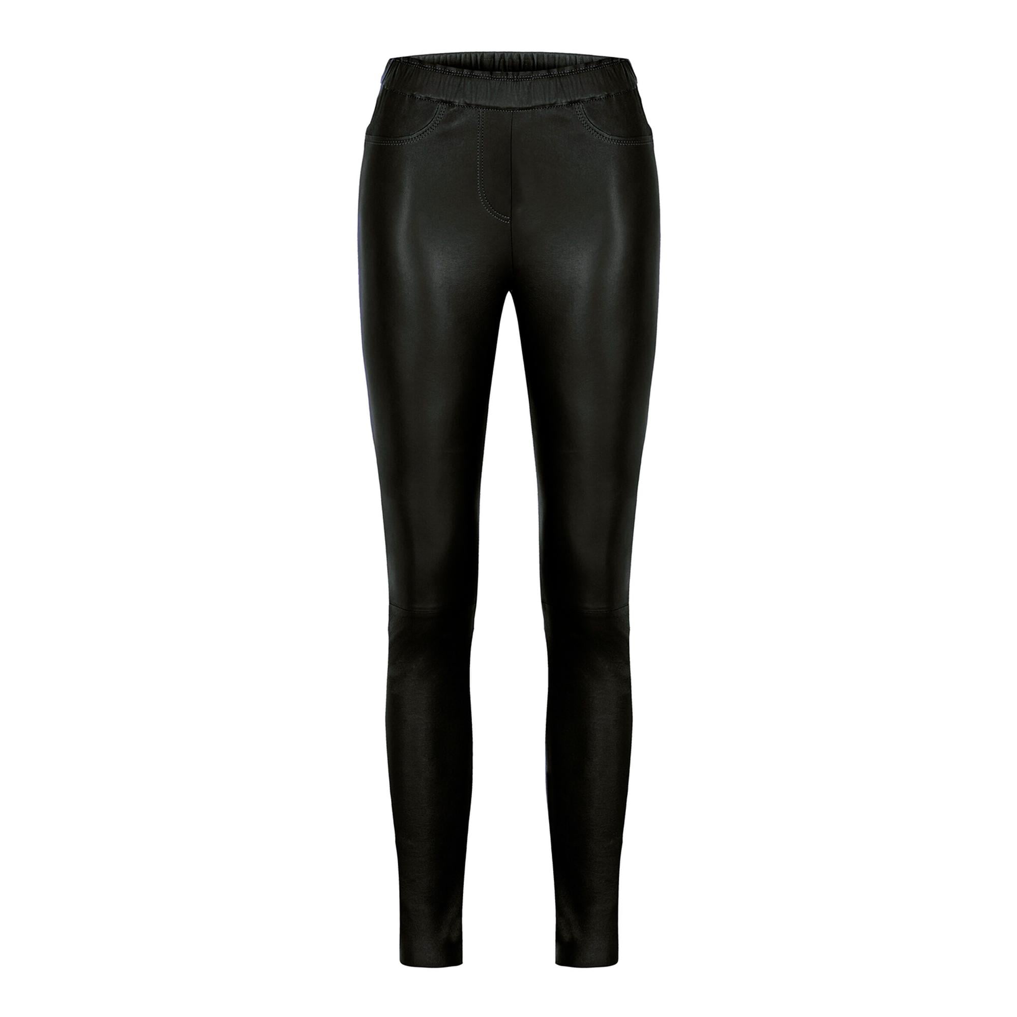 Marais Studio Kadın The Legging Deri Stretch Pantolon Siyah Rengi