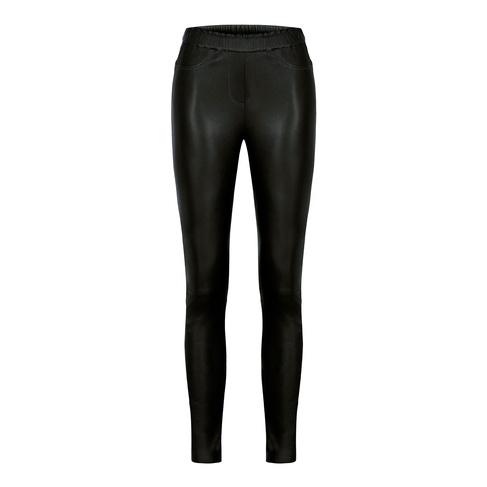  Marais Studio Kadın The Legging Deri Stretch Pantolon Siyah Rengi