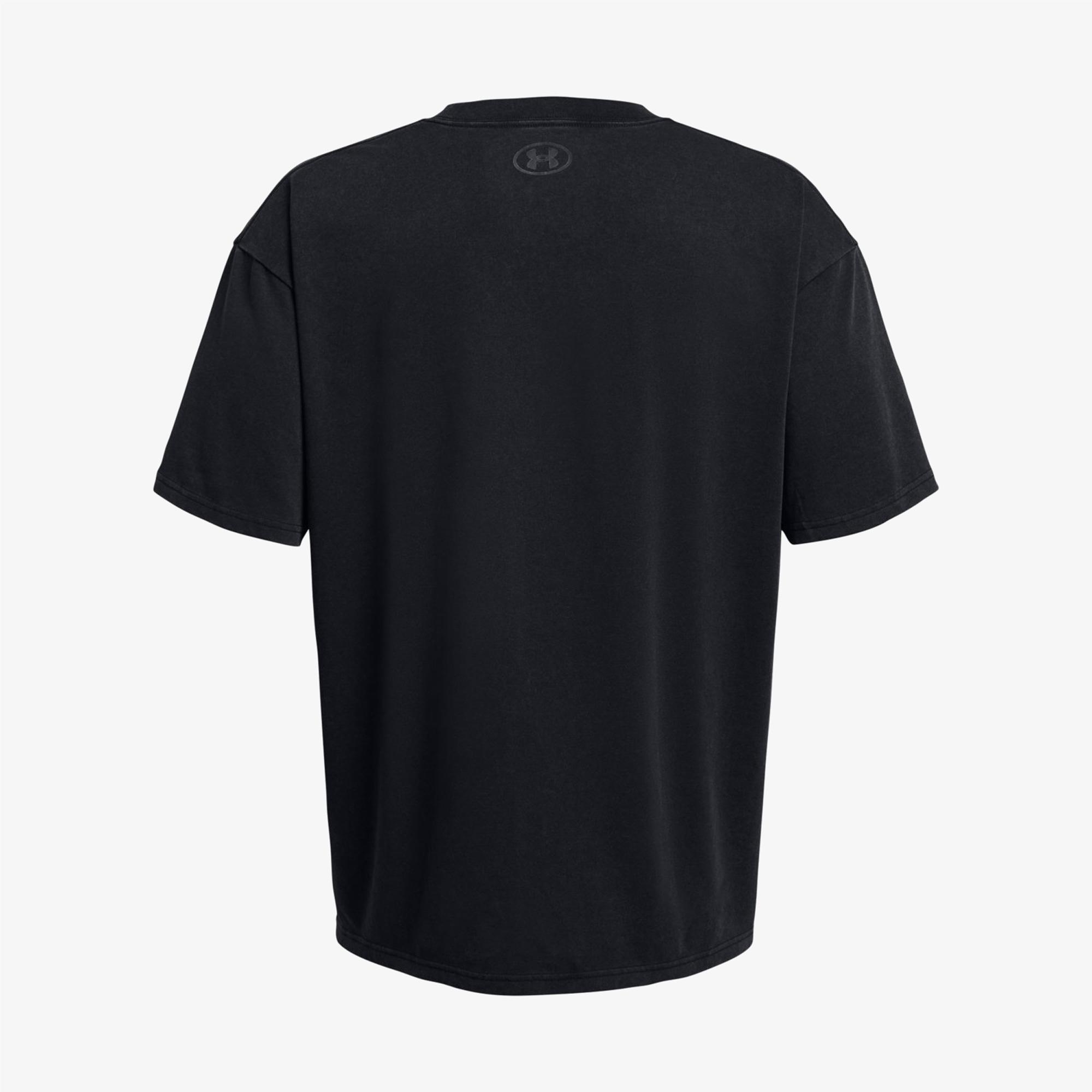 Under Armour Oversize Erkek Siyah T-Shirt