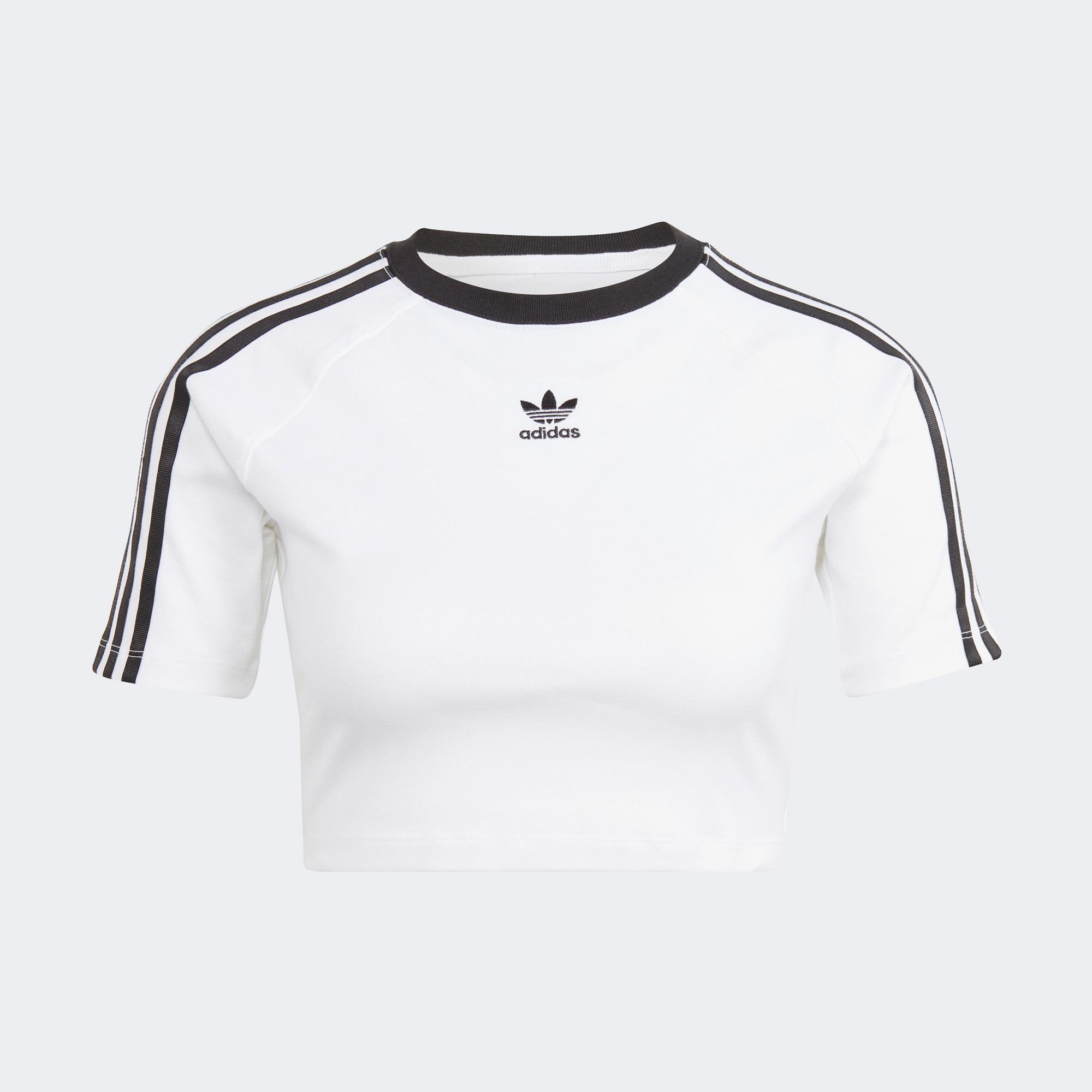 adidas 3S Baby  Kadın Beyaz T-Shirt