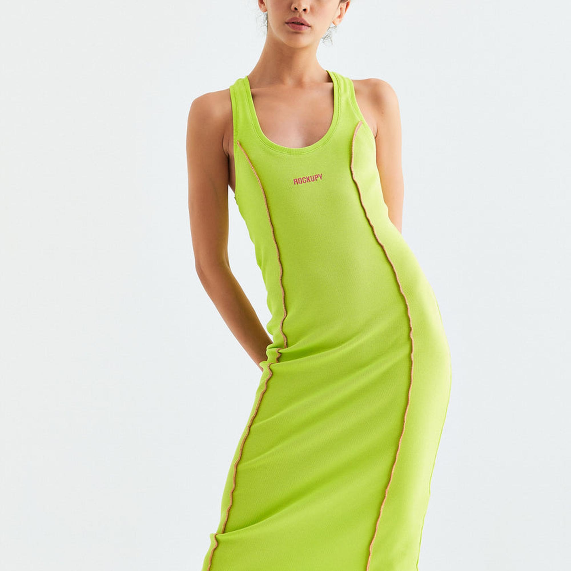 Rockupy Kadın Silva Yeşil Elbise