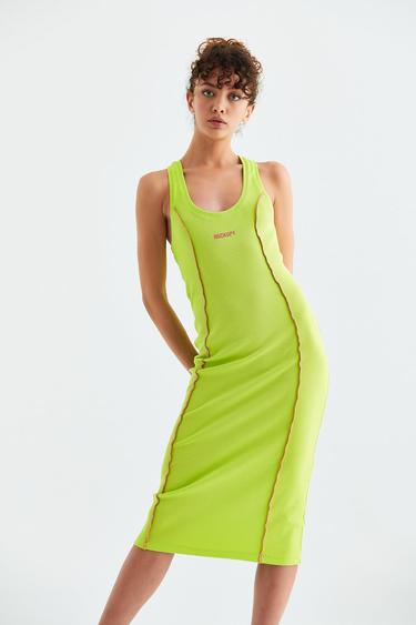  Rockupy Kadın Silva Yeşil Elbise