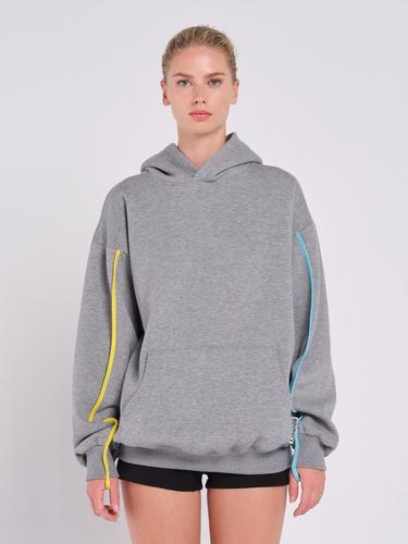  Rockupy Unisex Peyton Gri Hoodie