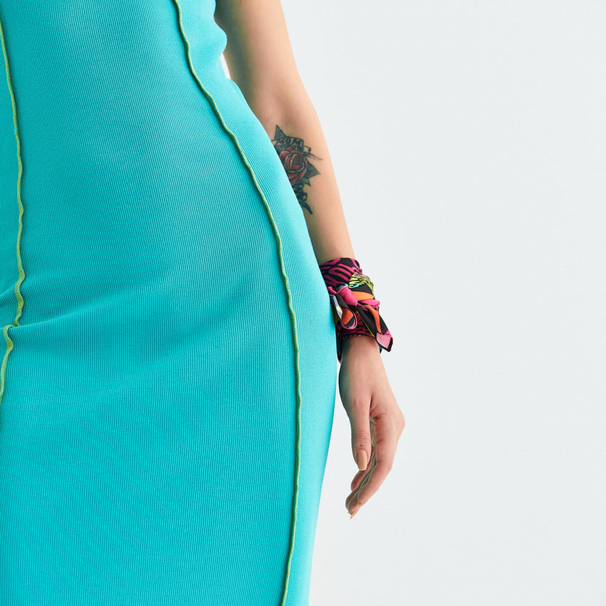 Rockupy Kadın Silva Mavi Elbise