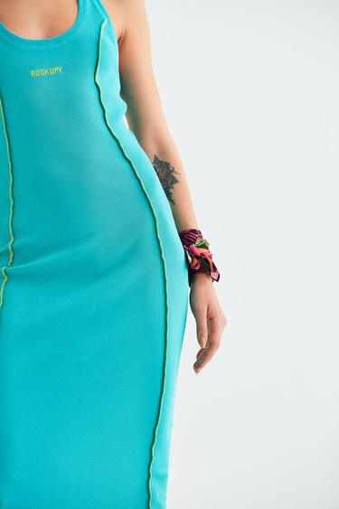  Rockupy Kadın Silva Mavi Elbise