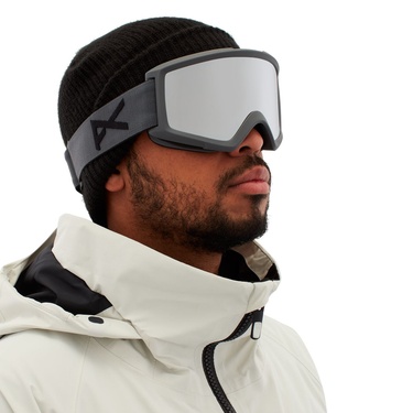  Anon Erkek Kayak/Snowboard Ekipman Goggle Helix 2.0 W/Spare Gri