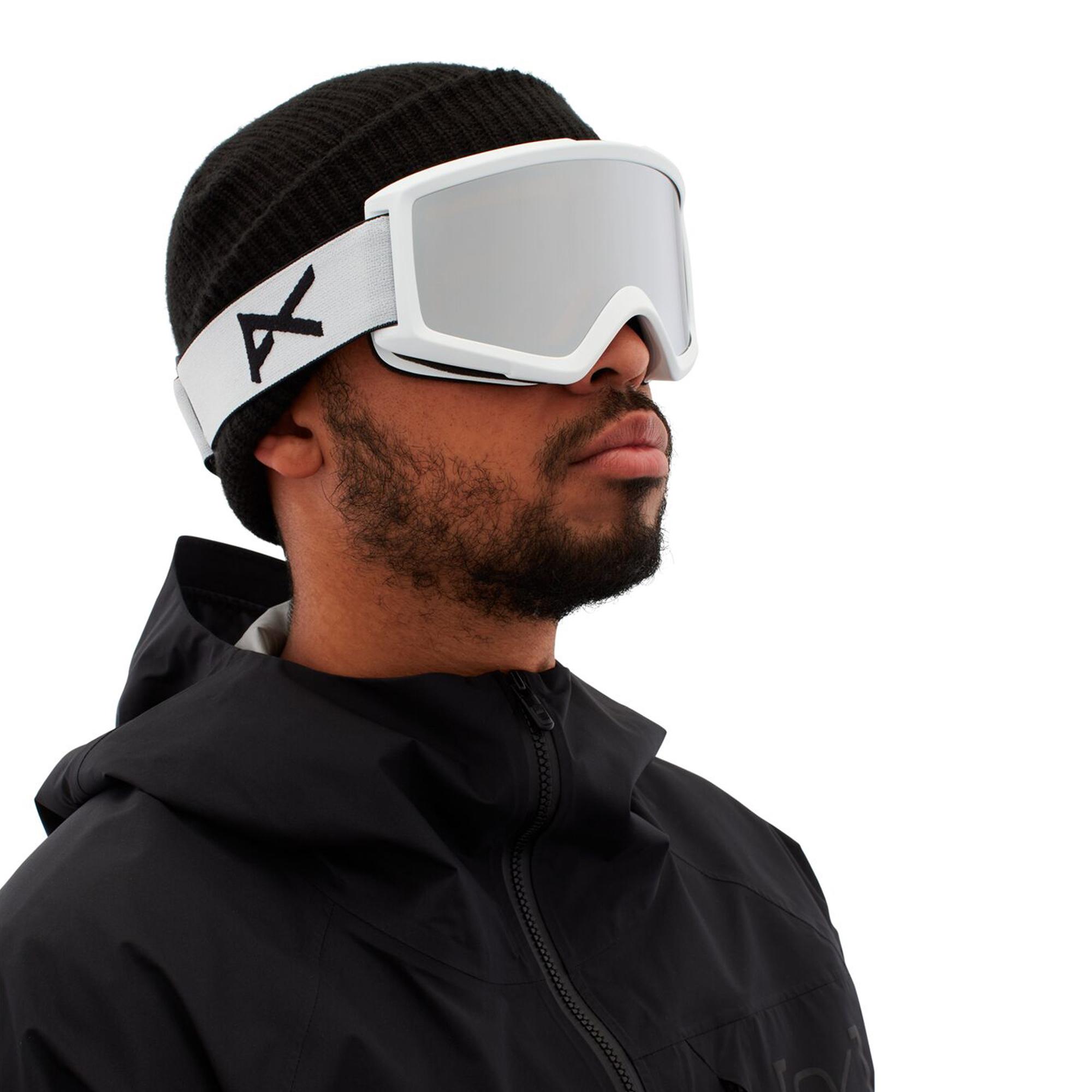 Anon Erkek Kayak/Snowboard Ekipman Goggle Helix 2.0 W/Spare Beyaz