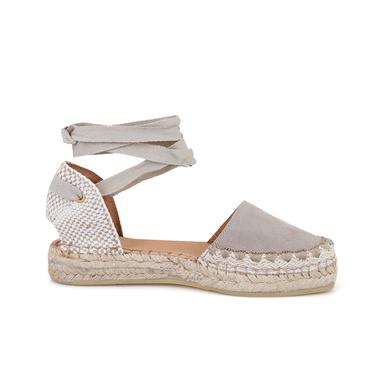  Kadın Vizon Deri Espadril Sandalet