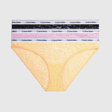  Calvin Klein Bikini 3'lü Kadın Renkli Külot