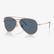 RAY-BAN Lenny Kravitz X Aviator Reverse Unisex Gümüş Güneş Gözlüğü