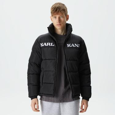  Karl Kani KK Retro Essential Puffer Erkek Siyah Ceket