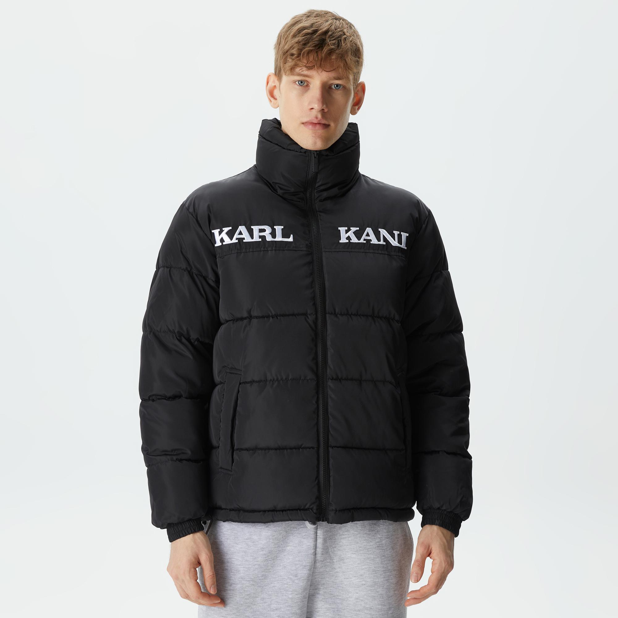 Karl Kani KK Retro Essential Puffer Erkek Siyah Ceket