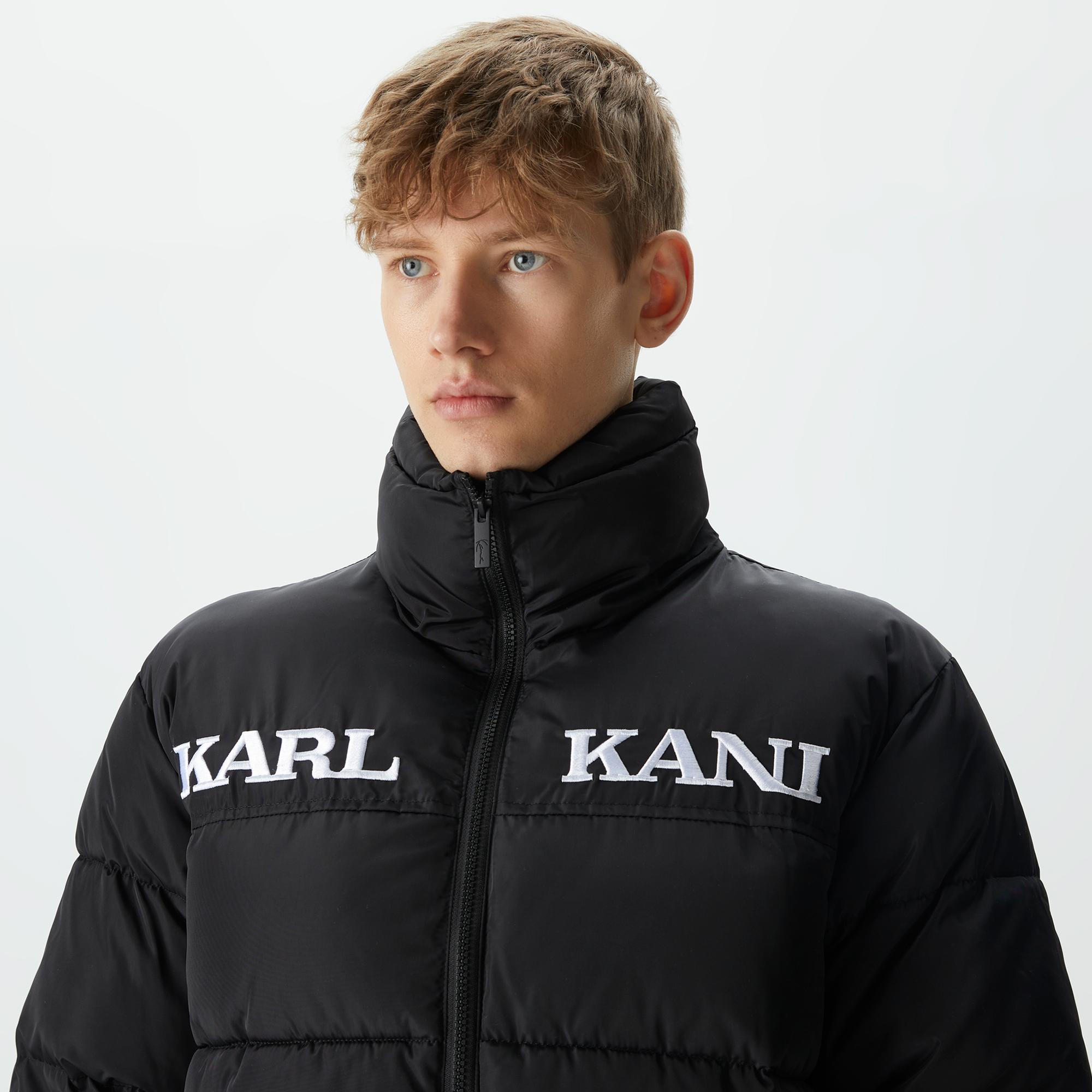 Karl Kani KK Retro Essential Puffer Erkek Siyah Ceket