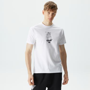  HUF Heavy Arms Schematics Erkek Beyaz T-Shirt