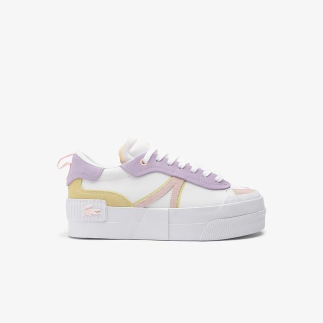  Lacoste L004 Platform Kadın Beyaz Sneaker