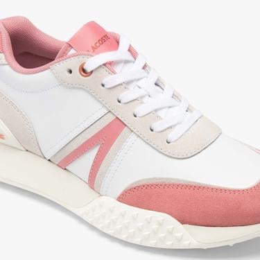  Lacoste L-Spin Deluxe Kadın Beyaz Sneaker