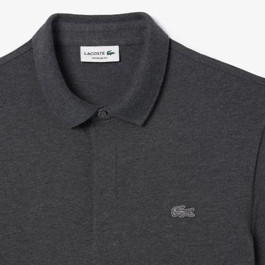  Lacoste Paris Erkek Regular Fit Gri Polo