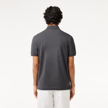  Lacoste Paris Erkek Regular Fit Gri Polo